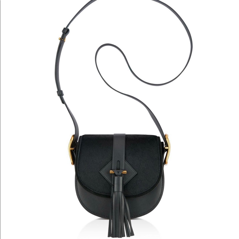 Anne Klein Kate Calf Hair & Leather Crossbody
